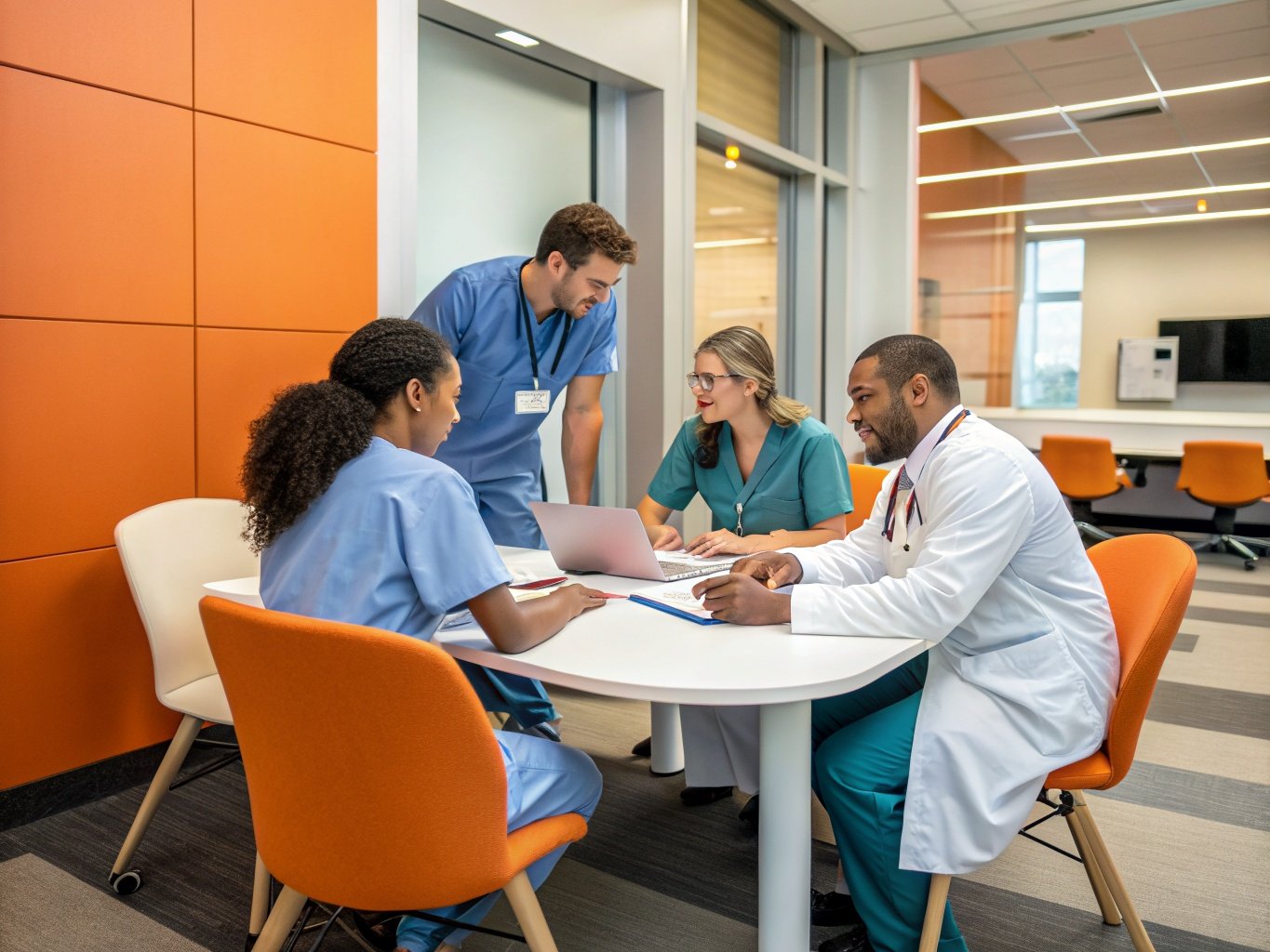 Equipe multidisciplinar de fisioterapia