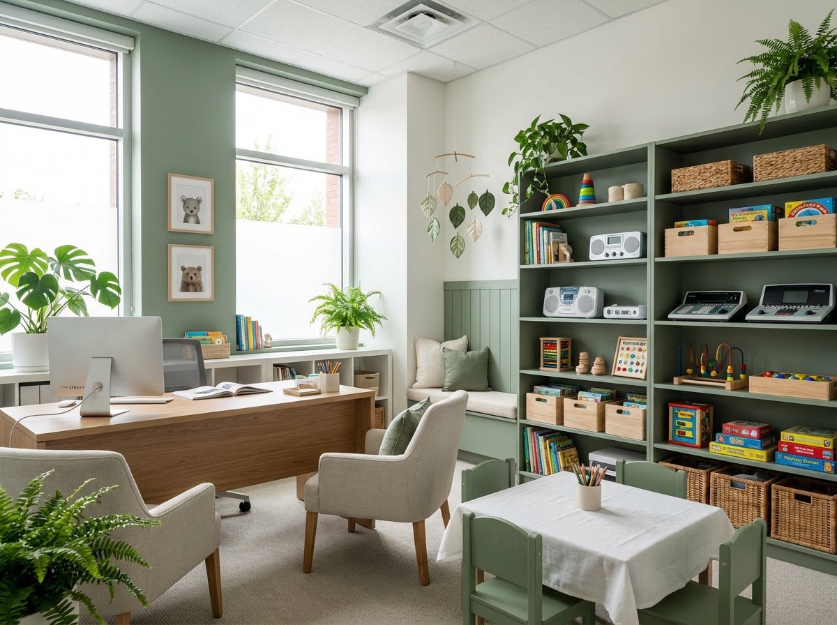 Sala de atendimento moderna